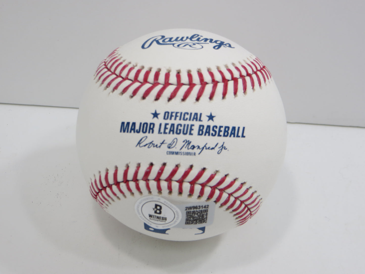 SEBASTIAN WALCOTT TEXAS RANGERS SIGNED RAWLINGS OML BASEBALL BAS COA