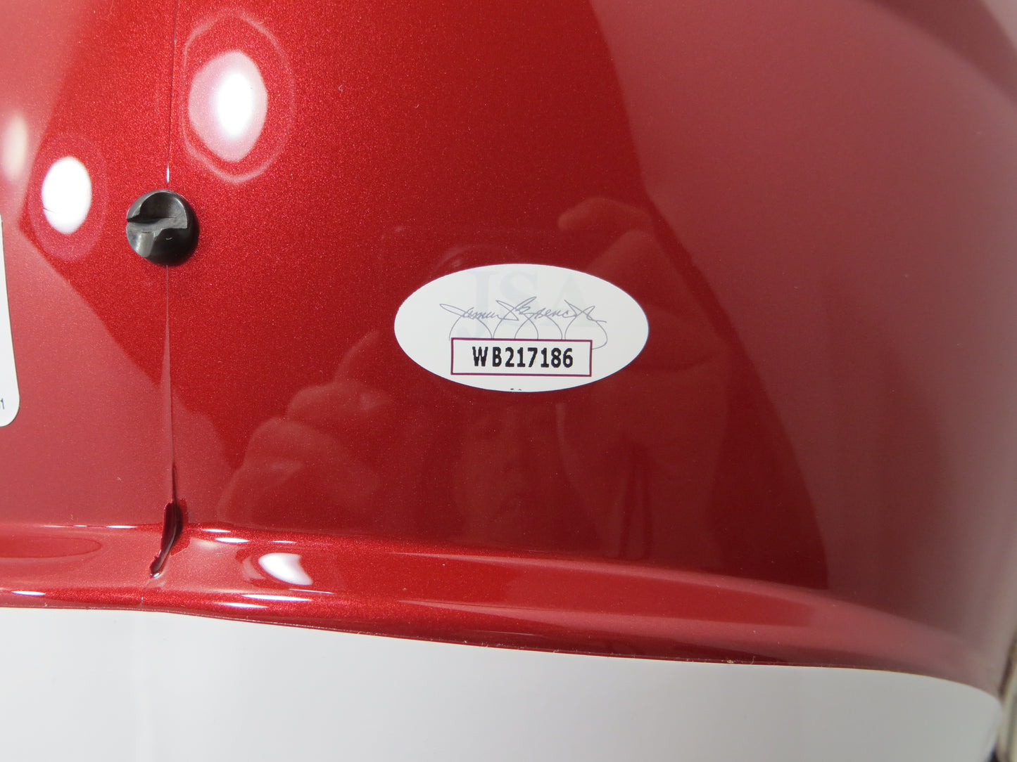 DARREN McFADDEN FELIX JONES SIGNED ARKANSAS RAZORBACKS HELMET w/WildHogs JSA