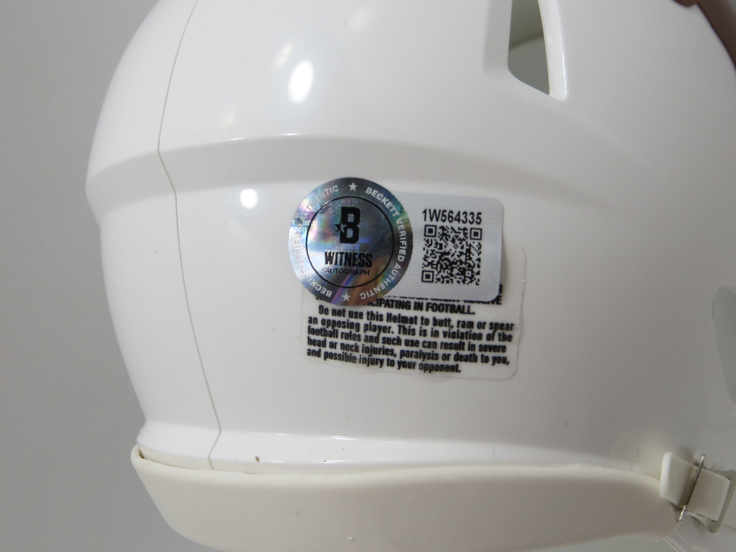 JORDAN SHIPLEY SIGNED TEXAS LONGHORNS Riddell MINI HELMET BAS COA