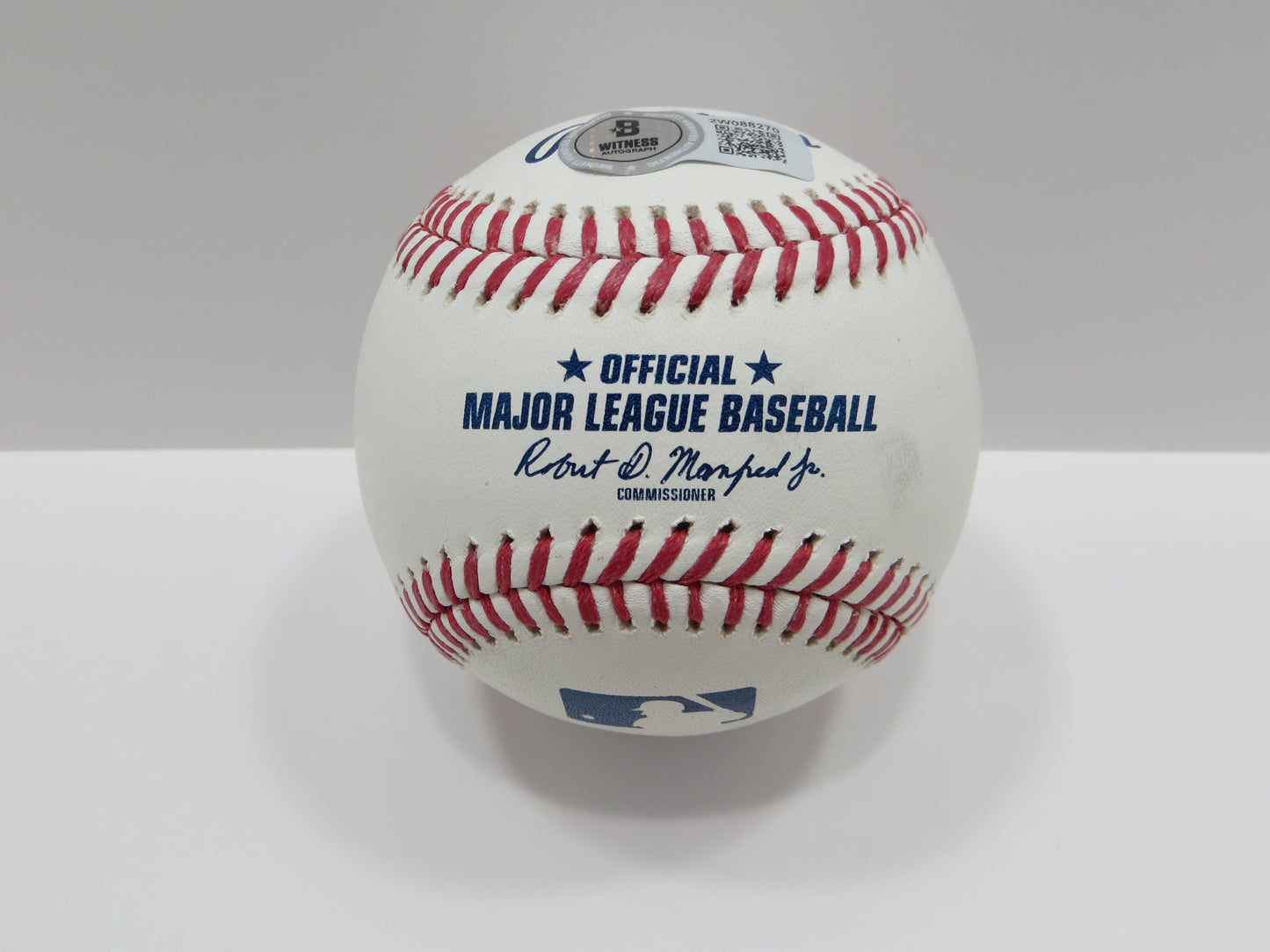 PAT PATRICK MAHOMES SR SIGNED OML BASEBALL Twins w/MVPMAKER THE REAL BAS