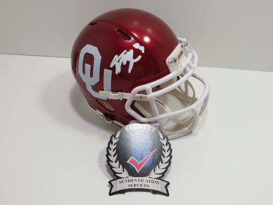 KENNETH MURRAY SIGNED OKLAHOMA SOONERS Riddell MINI HELMET Cowboys BAS COA