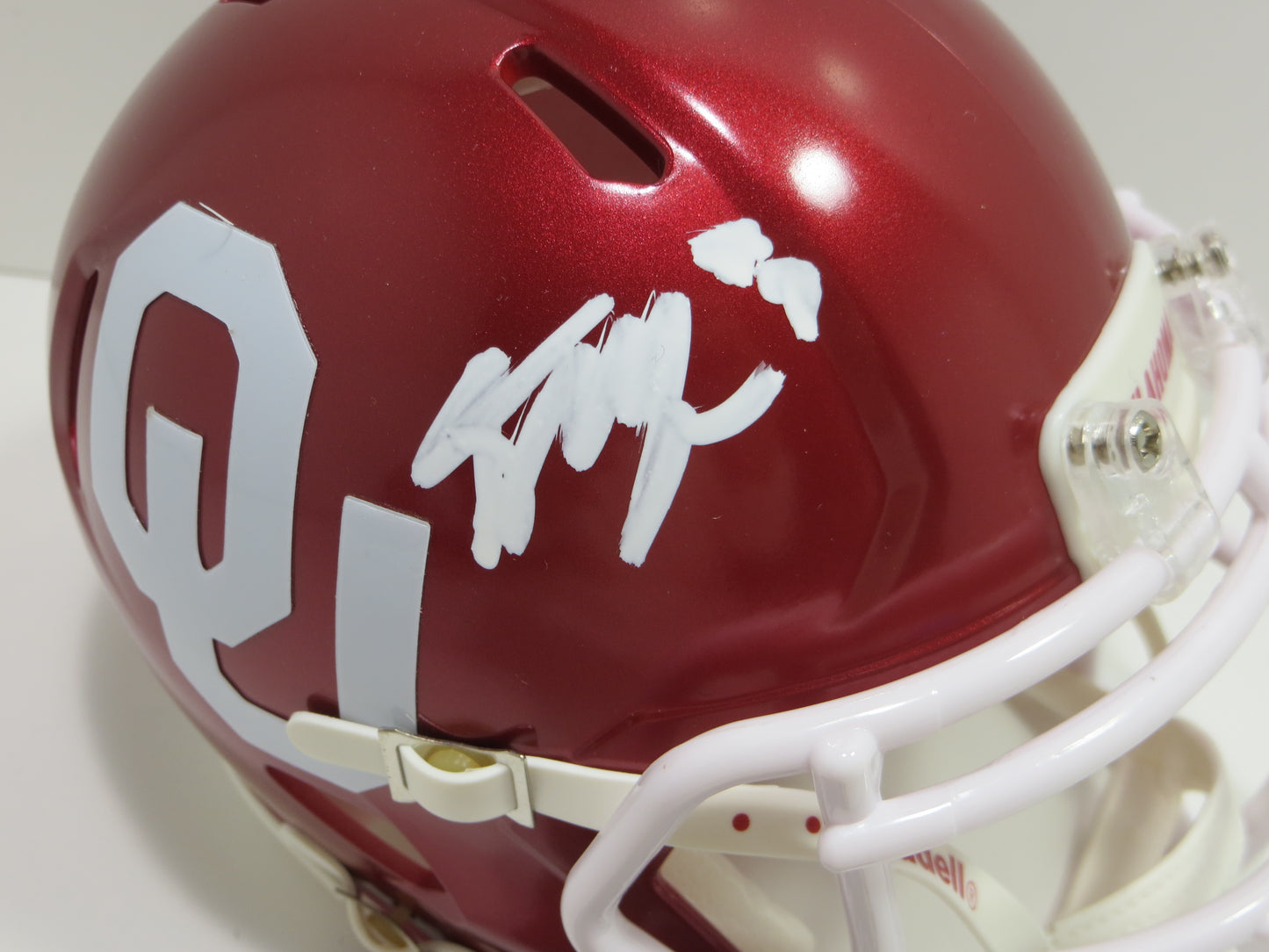KENNETH MURRAY SIGNED OKLAHOMA SOONERS Riddell MINI HELMET Cowboys BAS COA