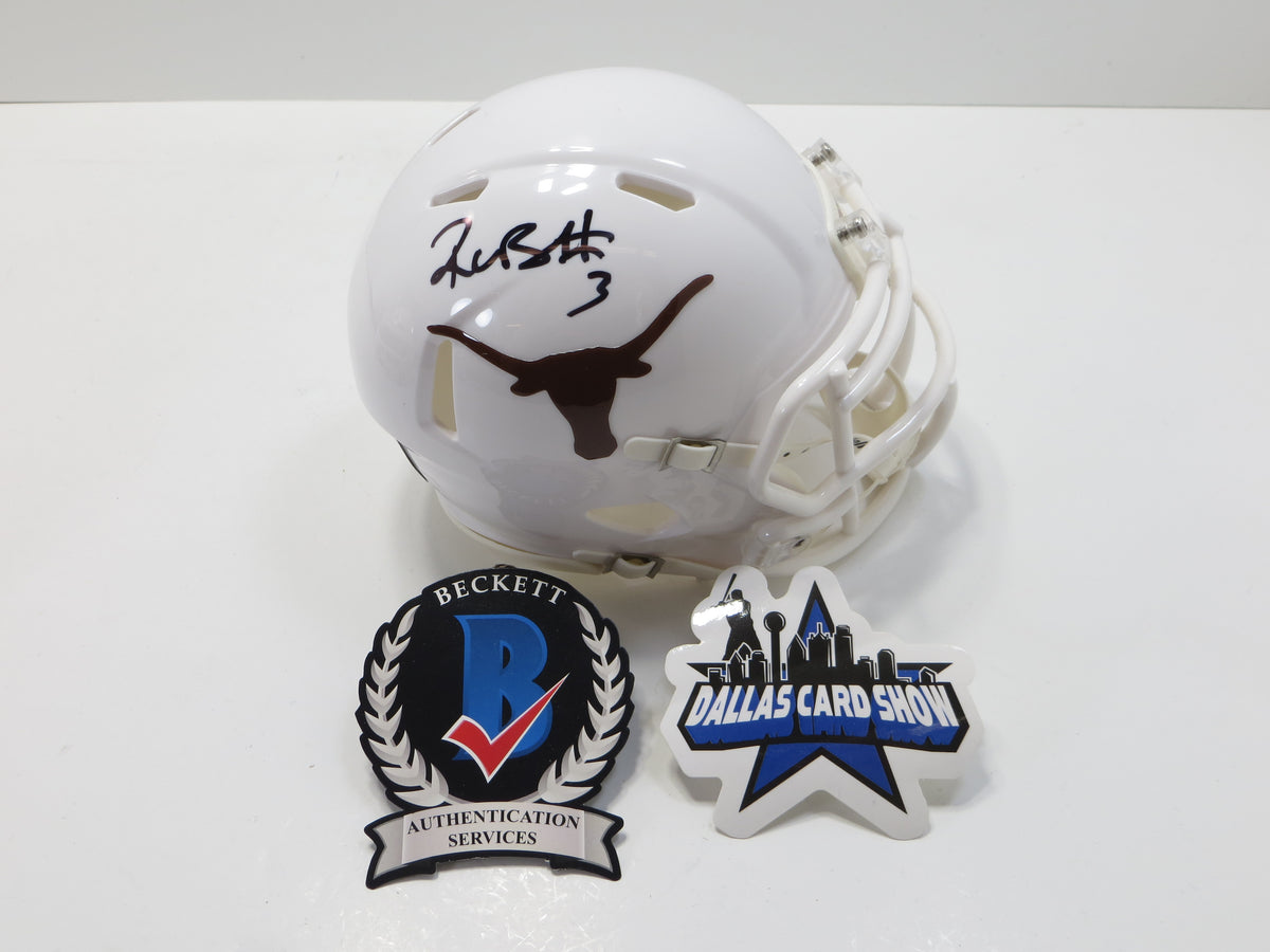 RASHEEM BILES TEXAS LONGHORNS SIGNED MINI HELMET BAS