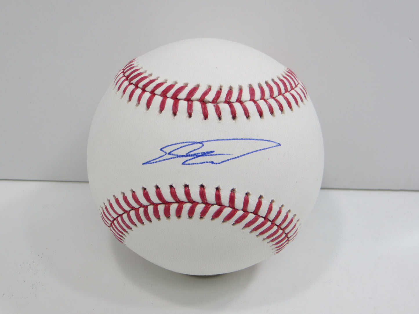 SEBASTIAN WALCOTT TEXAS RANGERS SIGNED RAWLINGS OML BASEBALL BAS COA