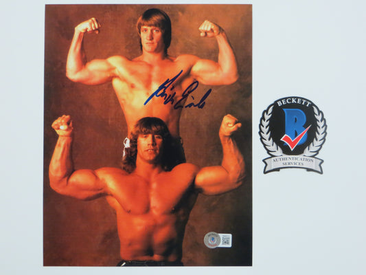 KEVIN VON ERICH SIGNED 8x10 PHOTO w/Kerry WWE WCW WWF BAS