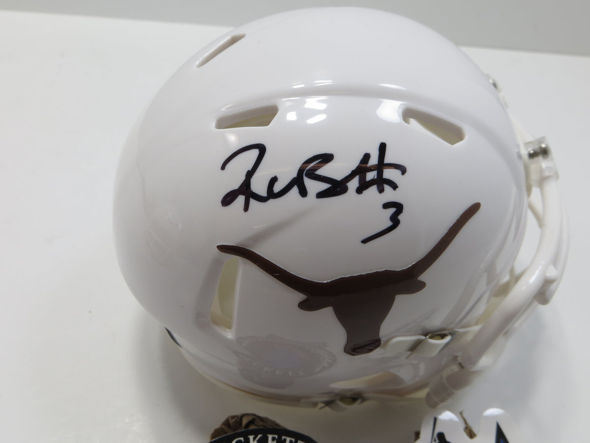 RASHEEM BILES TEXAS LONGHORNS SIGNED MINI HELMET BAS