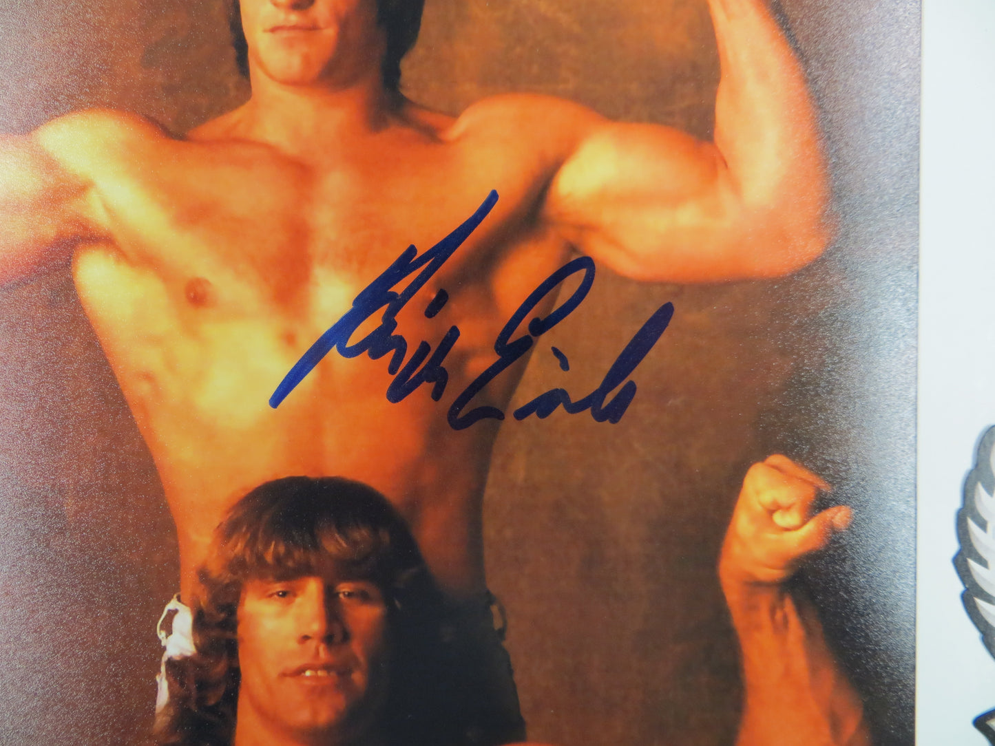 KEVIN VON ERICH SIGNED 8x10 PHOTO w/Kerry WWE WCW WWF BAS