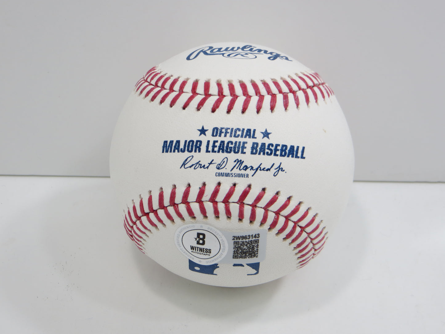 SEBASTIAN WALCOTT TEXAS RANGERS SIGNED RAWLINGS OML BASEBALL BAS COA