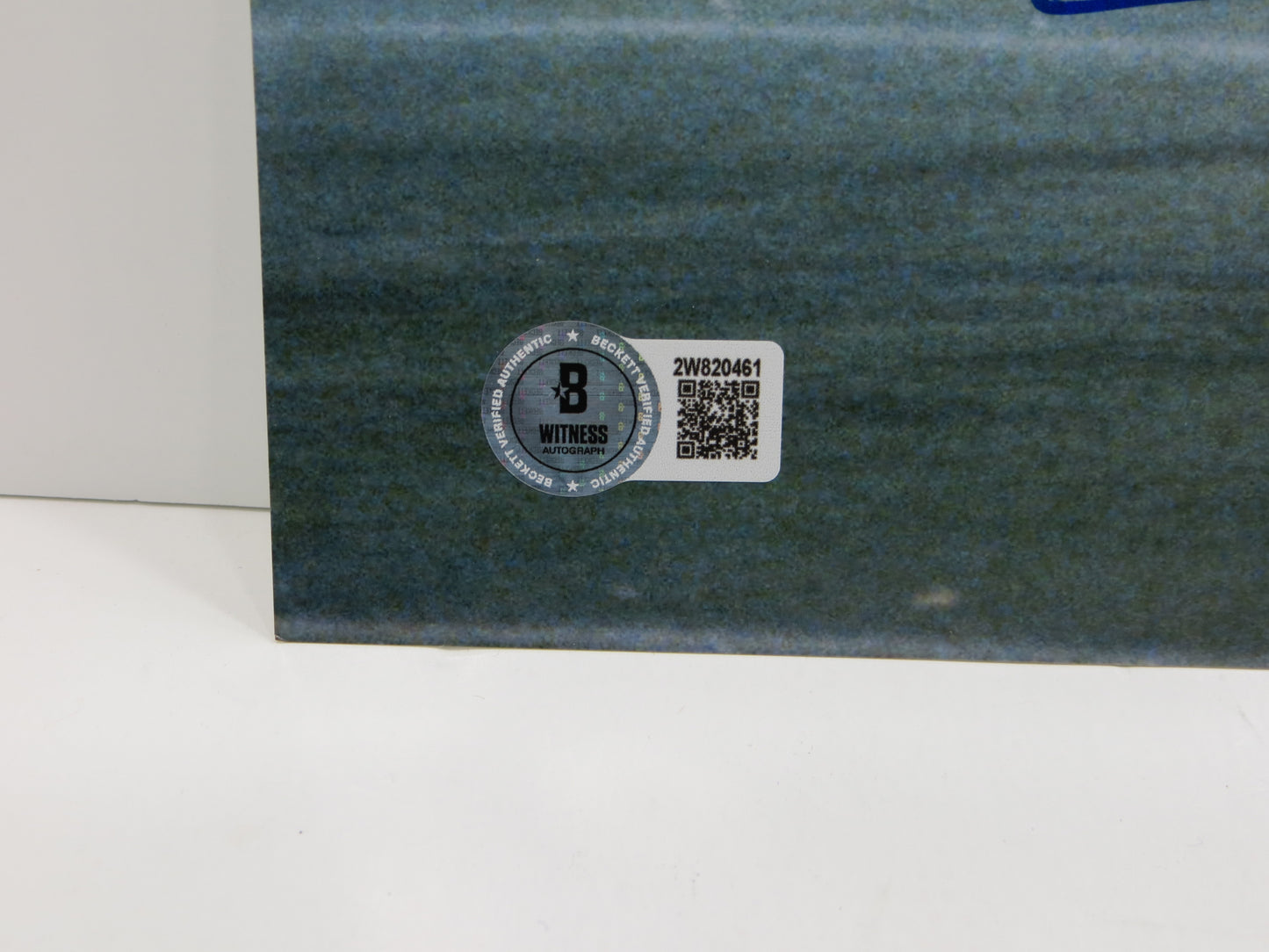 EARL CAMPBELL HOUSTON OILERS SIGNED 8x10 PHOTO LightBlue Uni BAS COA