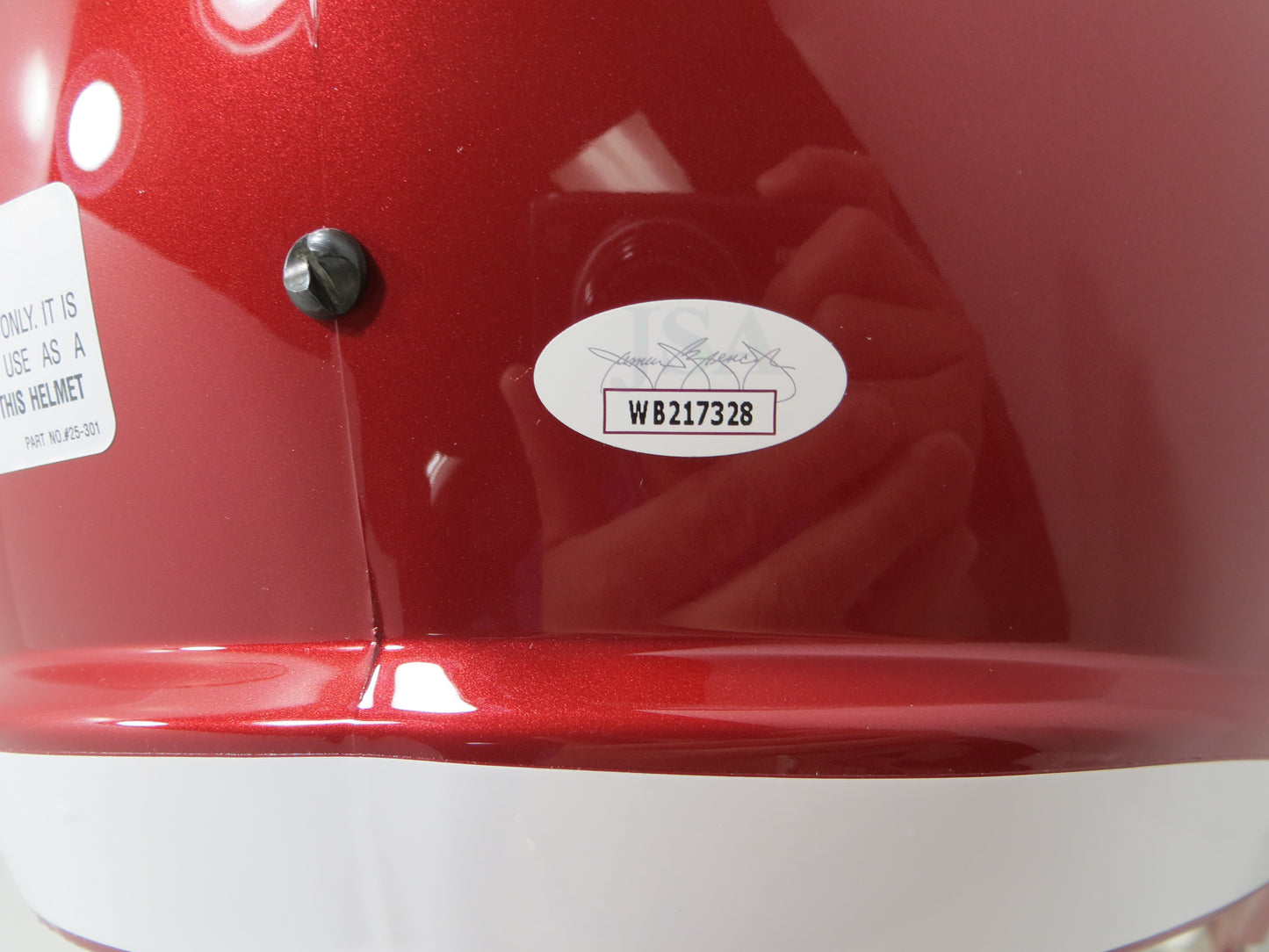 DARREN McFADDEN FELIX JONES SIGNED ARKANSAS RAZORBACKS HELMET w/WildHogs JSA