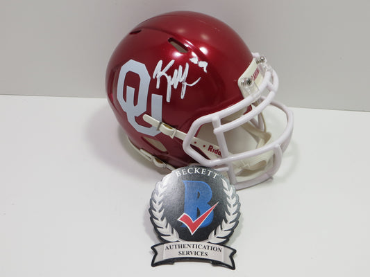 KENNETH MURRAY SIGNED OKLAHOMA SOONERS Riddell MINI HELMET Cowboys BAS COA