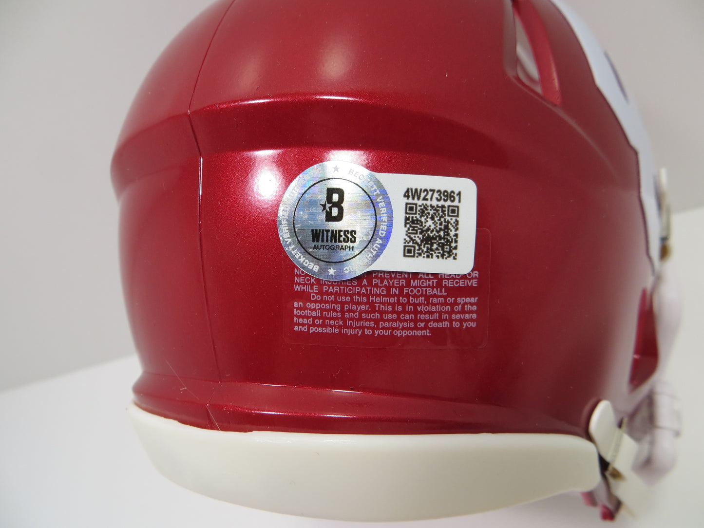 KENNETH MURRAY SIGNED OKLAHOMA SOONERS Riddell MINI HELMET Cowboys BAS COA