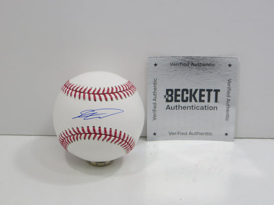 SEBASTIAN WALCOTT TEXAS RANGERS SIGNED RAWLINGS OML BASEBALL BAS COA