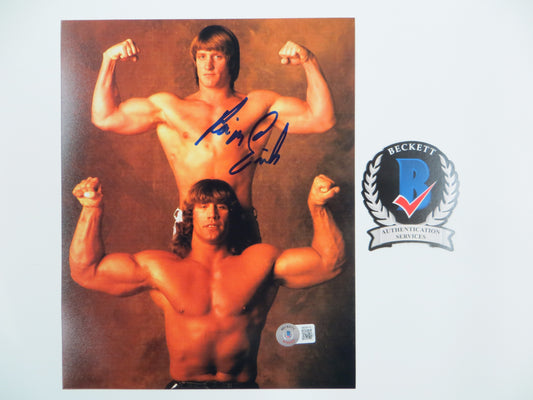 KEVIN VON ERICH SIGNED 8x10 PHOTO w/Kerry WWE WCW WWF BAS
