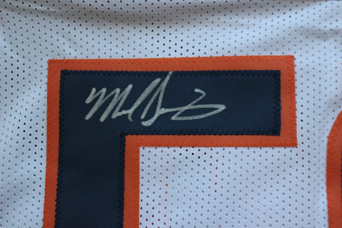 MIKE SINGLETARY CHICAGO BEARS SIGNED WHITE JERSEY Baylor Bears BAS COA