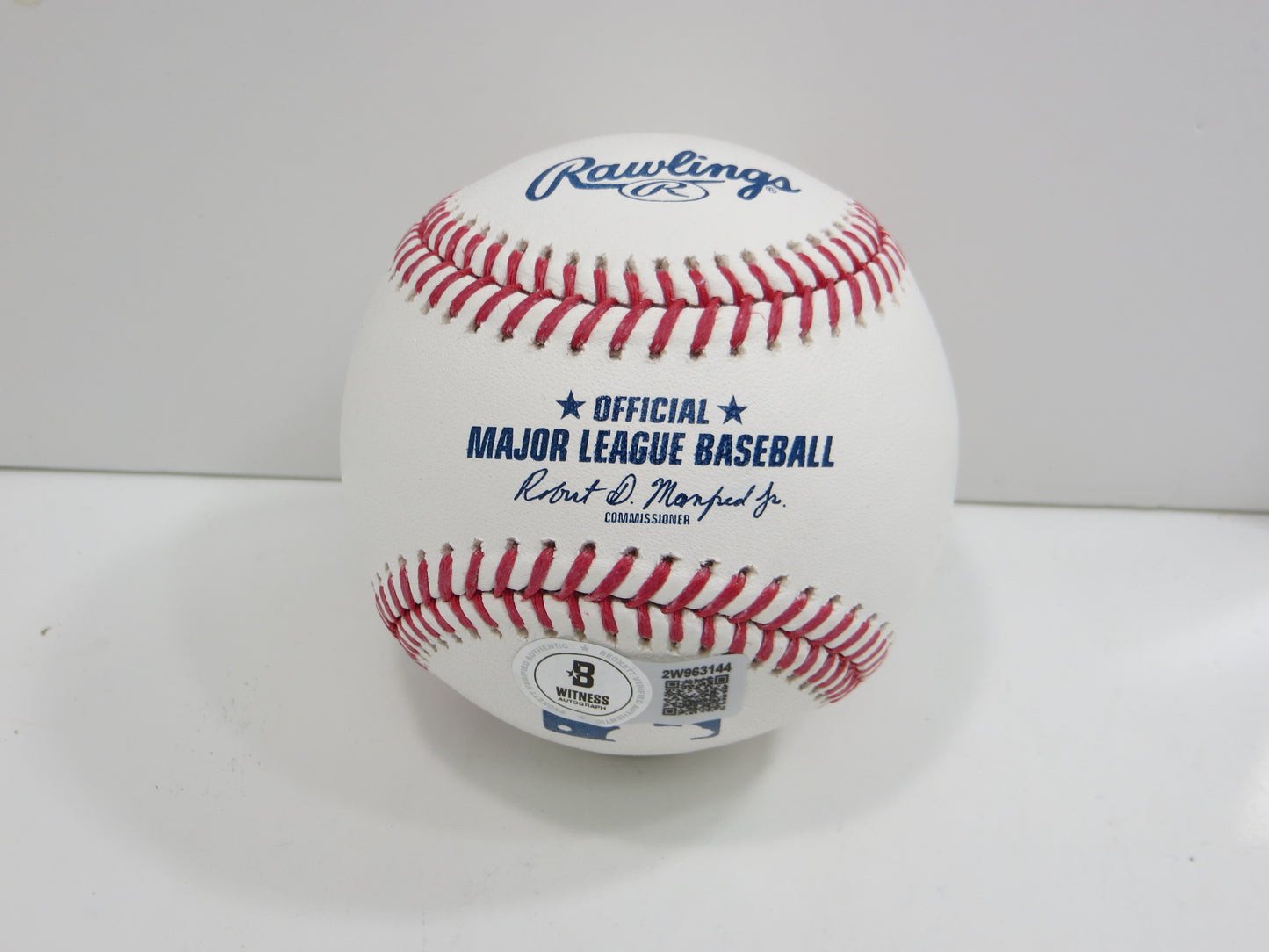 SEBASTIAN WALCOTT TEXAS RANGERS SIGNED RAWLINGS OML BASEBALL BAS COA