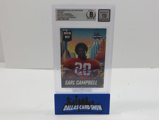 2025 MARCH DCS SERIES 7 #5 EARL CAMPBELL BAS 10 AUTO