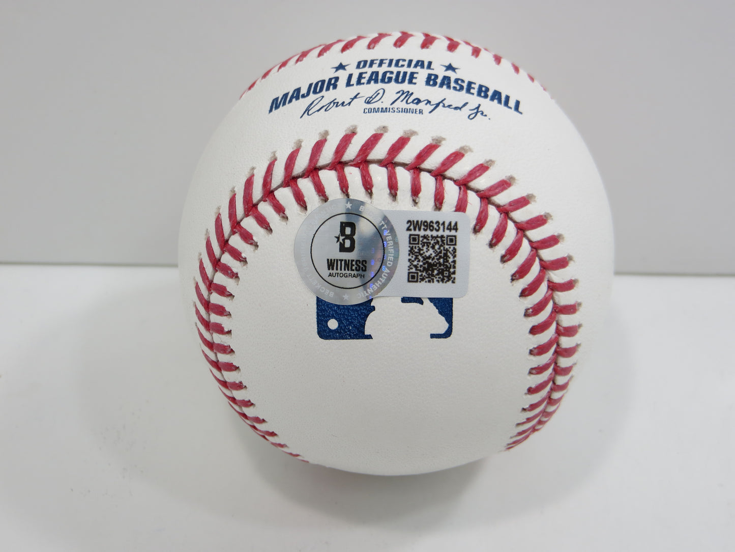 SEBASTIAN WALCOTT TEXAS RANGERS SIGNED RAWLINGS OML BASEBALL BAS COA