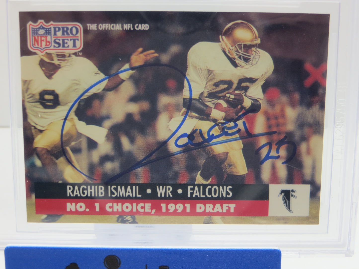 1991 PRO SET DRAFT DAY #694C RAGHIB "ROCKET" ISMAIL BGS AUTO