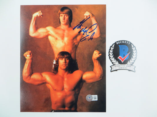 KEVIN VON ERICH SIGNED 8x10 PHOTO w/Kerry WWE WCW WWF BAS
