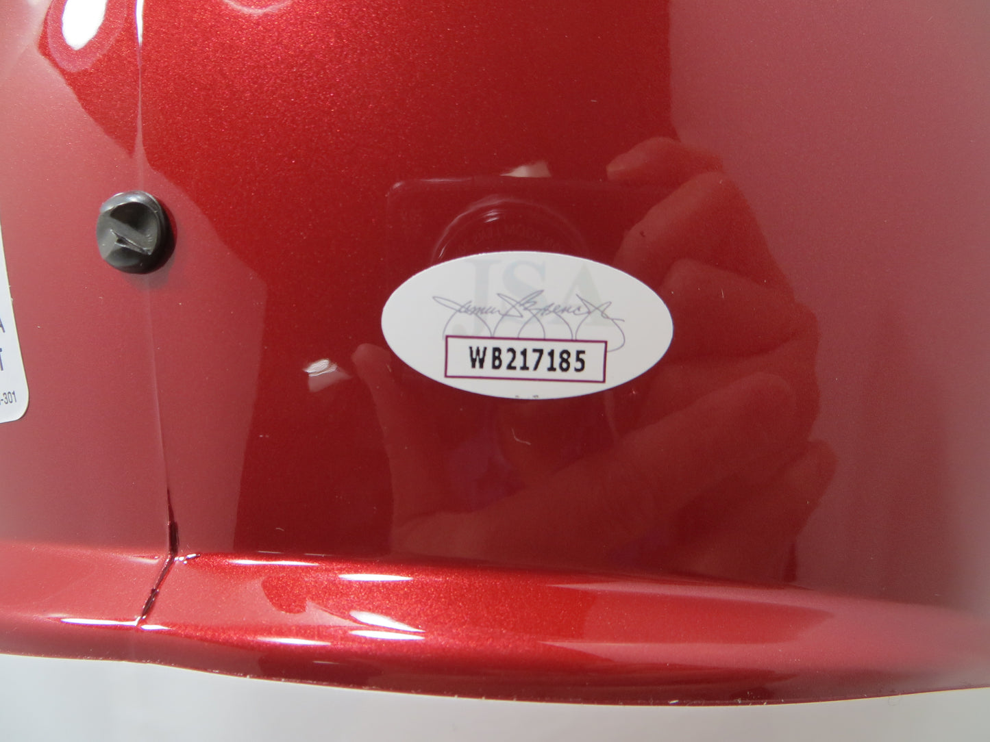 DARREN McFADDEN FELIX JONES SIGNED ARKANSAS RAZORBACKS HELMET w/WildHogs JSA