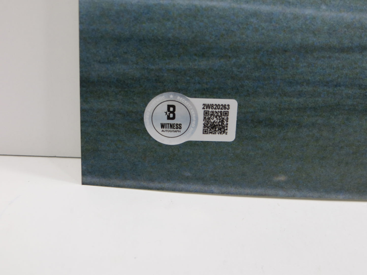 EARL CAMPBELL HOUSTON OILERS SIGNED 8x10 PHOTO LightBlue Uni BAS COA