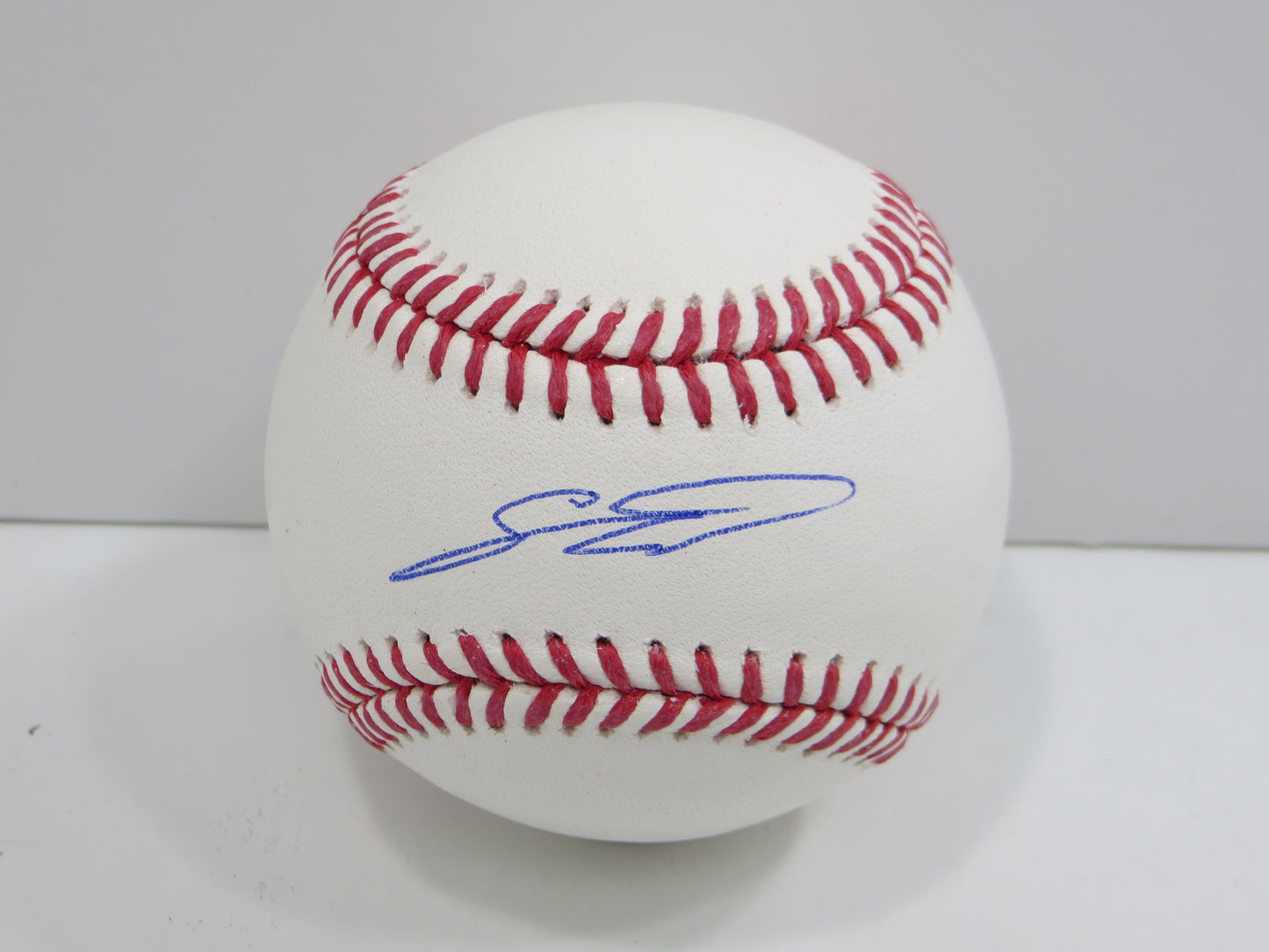 SEBASTIAN WALCOTT TEXAS RANGERS SIGNED RAWLINGS OML BASEBALL BAS COA