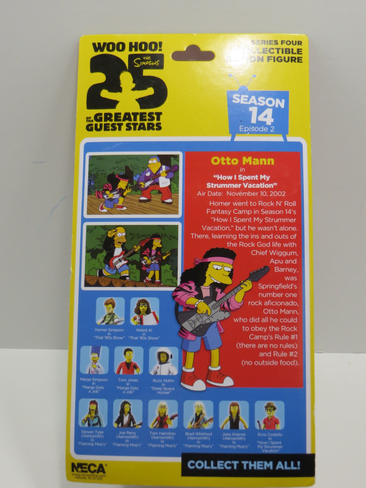 TONE RODRIGUEZ SIGNED SKETCHED Otto Mann SIMPSONS FIGURINE