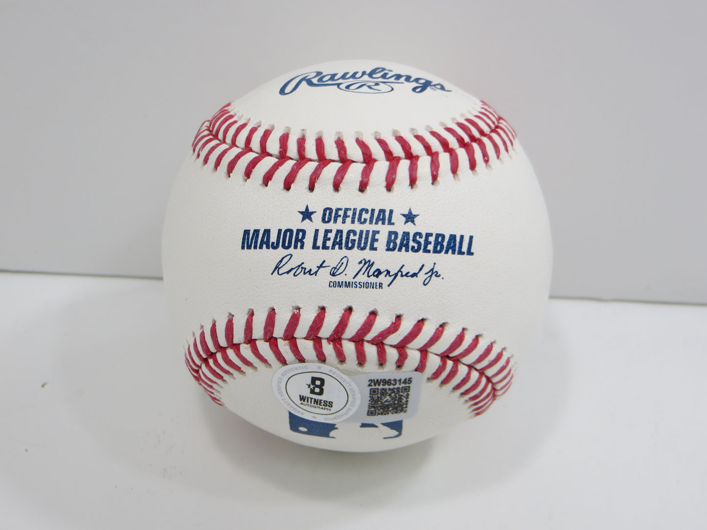 SEBASTIAN WALCOTT TEXAS RANGERS SIGNED RAWLINGS OML BASEBALL BAS COA