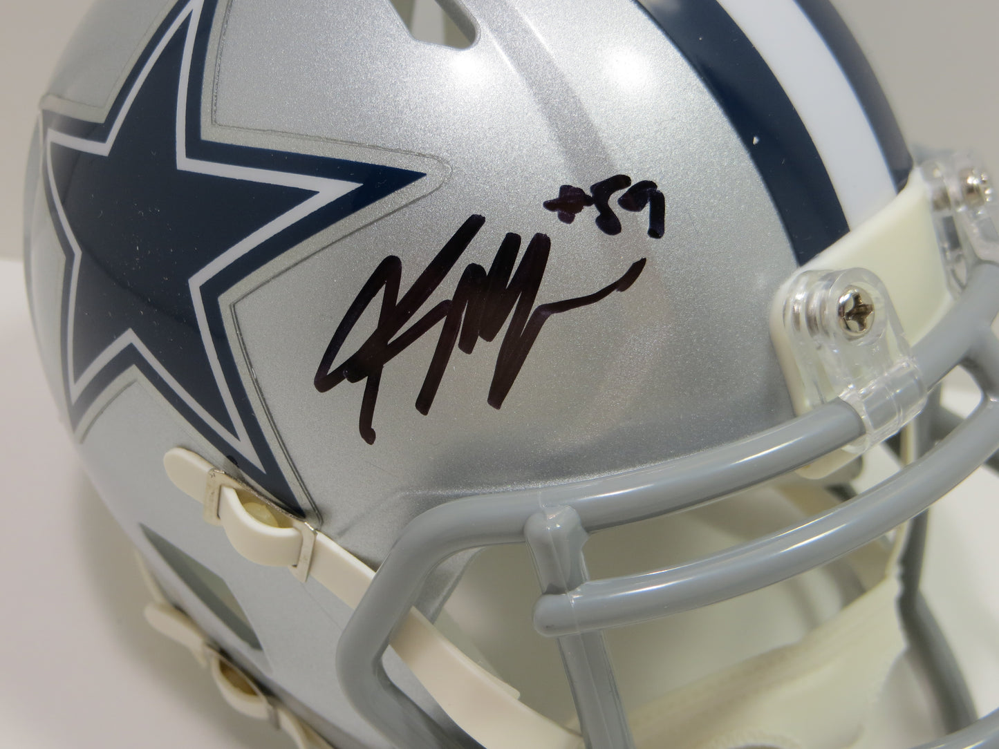 KENNETH MURRAY SIGNED DALLAS COWBOYS Riddell MINI HELMET OU Sooners BAS COA