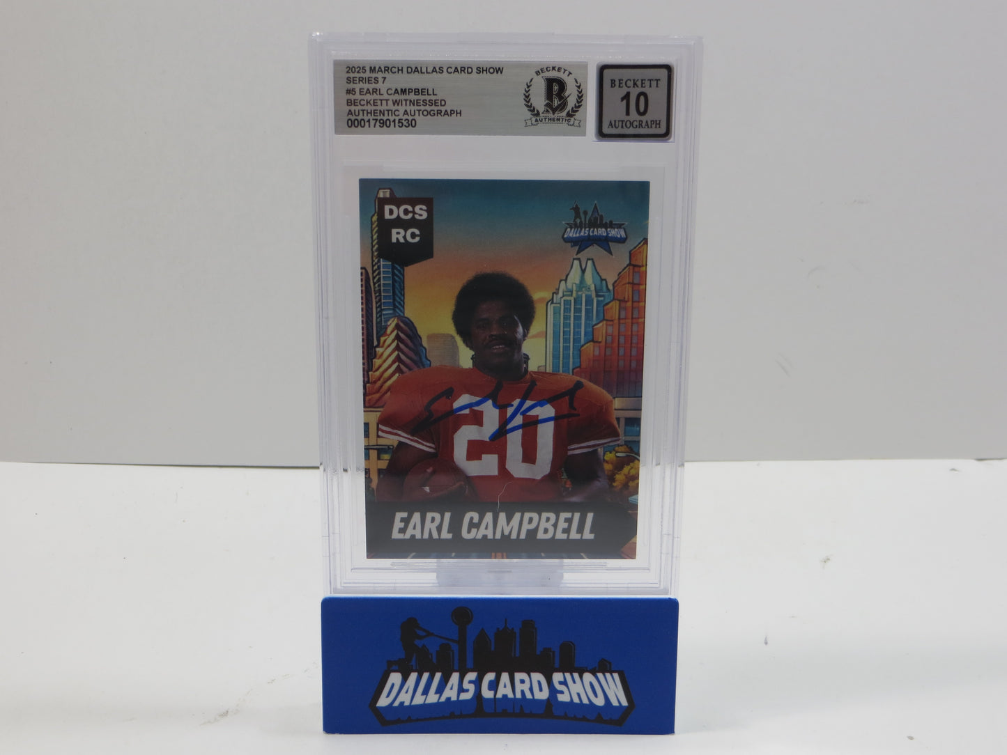 2025 MARCH DCS SERIES 7 #5 EARL CAMPBELL BAS 10 AUTO