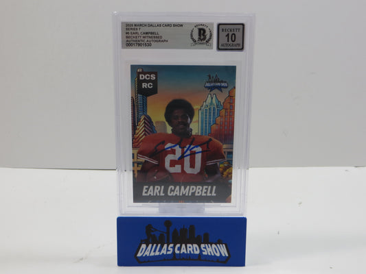 2025 MARCH DCS SERIES 7 #5 EARL CAMPBELL BAS 10 AUTO