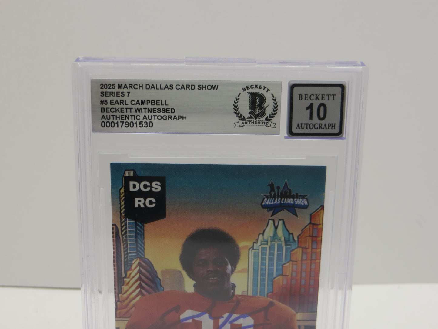 2025 MARCH DCS SERIES 7 #5 EARL CAMPBELL BAS 10 AUTO