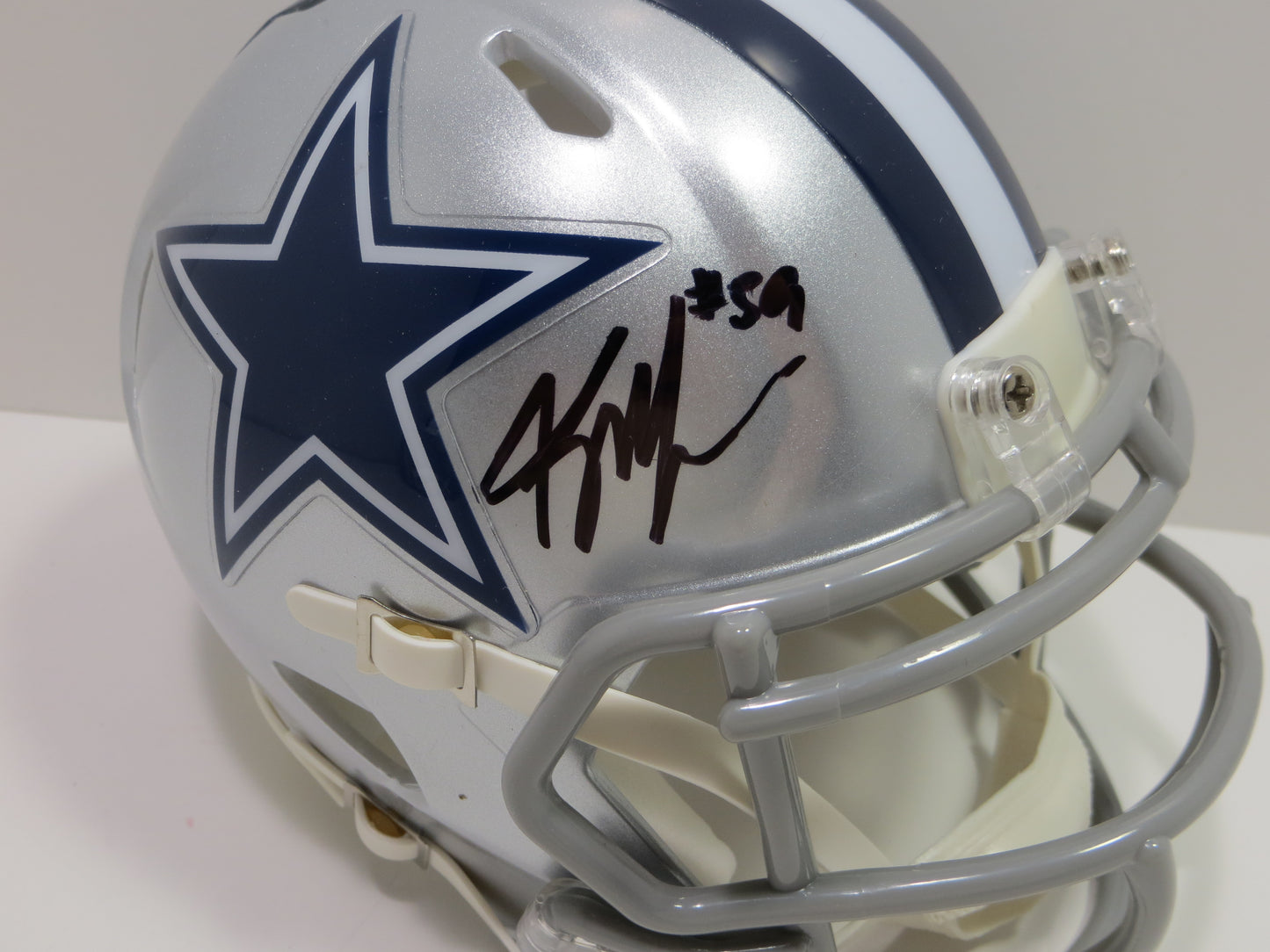 KENNETH MURRAY SIGNED DALLAS COWBOYS Riddell MINI HELMET OU Sooners BAS COA