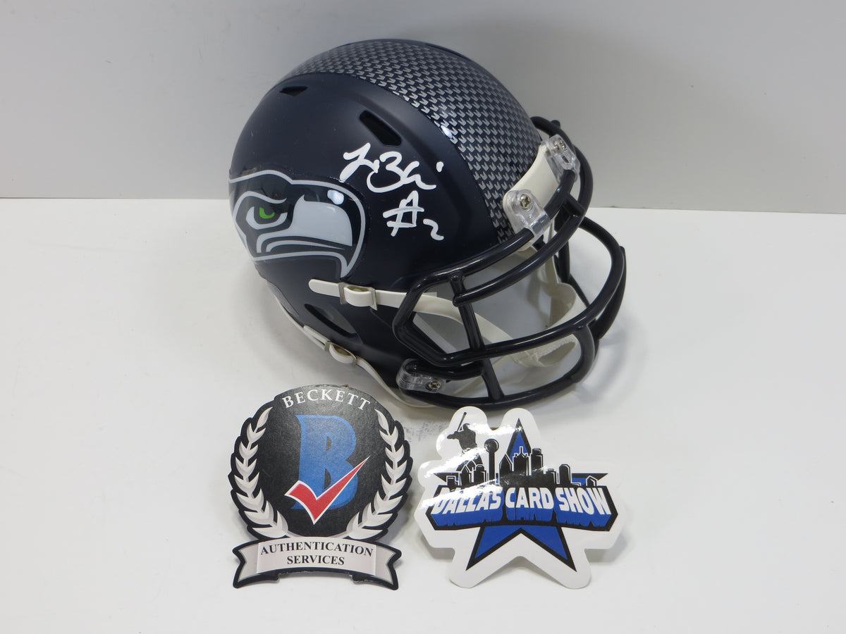 TREVONE BOYKIN SEATTLE SEAHAWKS SIGNED MINI HELMET TCU Horned Frogs BAS