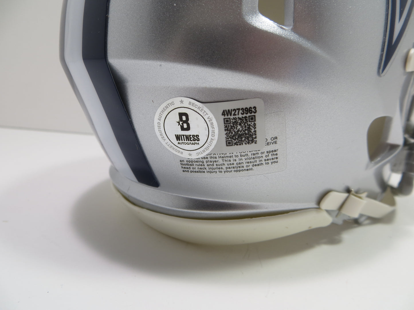 KENNETH MURRAY SIGNED DALLAS COWBOYS Riddell MINI HELMET OU Sooners BAS COA