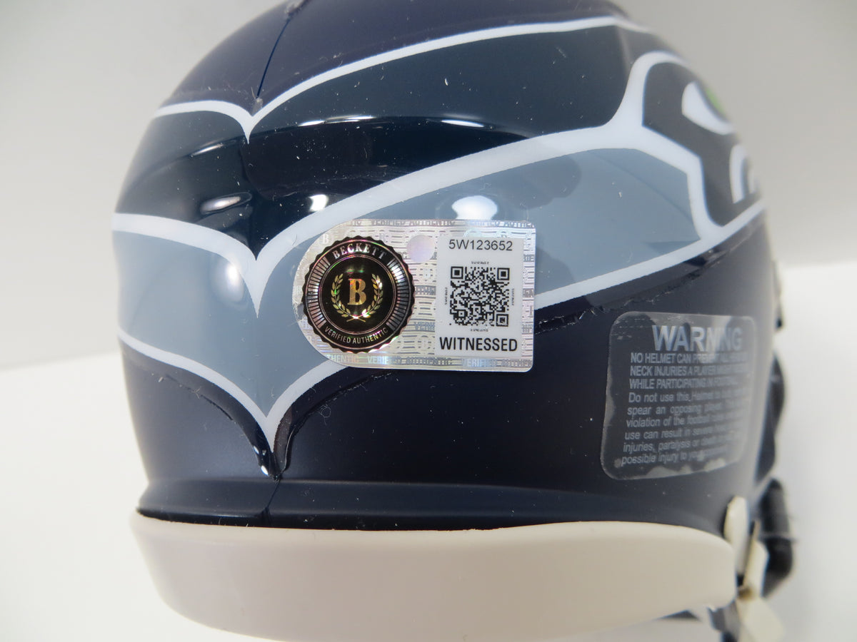 TREVONE BOYKIN SEATTLE SEAHAWKS SIGNED MINI HELMET TCU Horned Frogs BAS