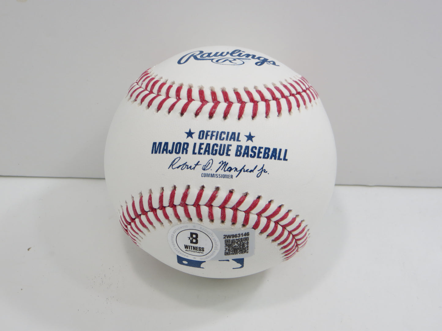 SEBASTIAN WALCOTT TEXAS RANGERS SIGNED RAWLINGS OML BASEBALL BAS COA