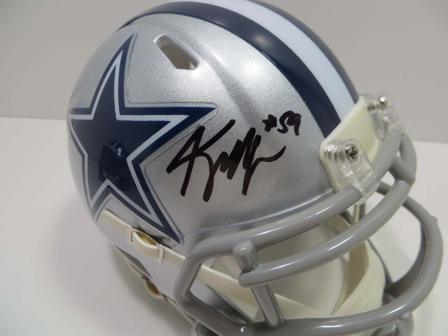 KENNETH MURRAY SIGNED DALLAS COWBOYS Riddell MINI HELMET OU Sooners BAS COA