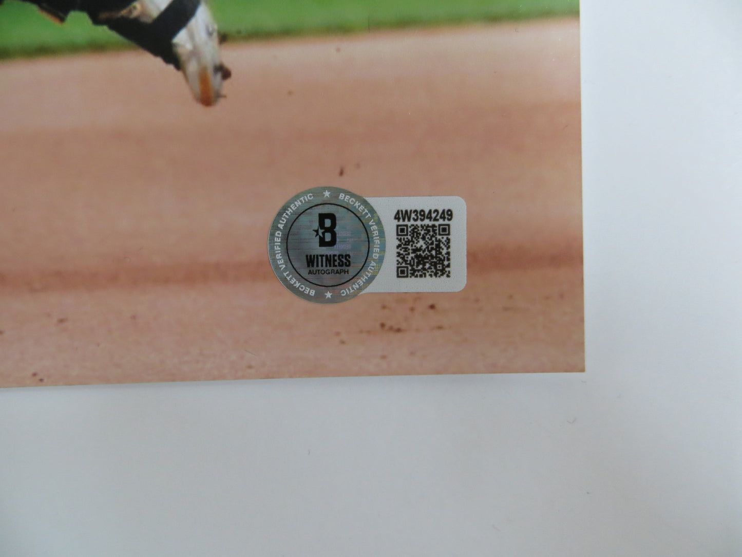 JACE JUNG DETROIT TIGERS SIGNED 8x10 Running the Bases TEXAS TECH BAS