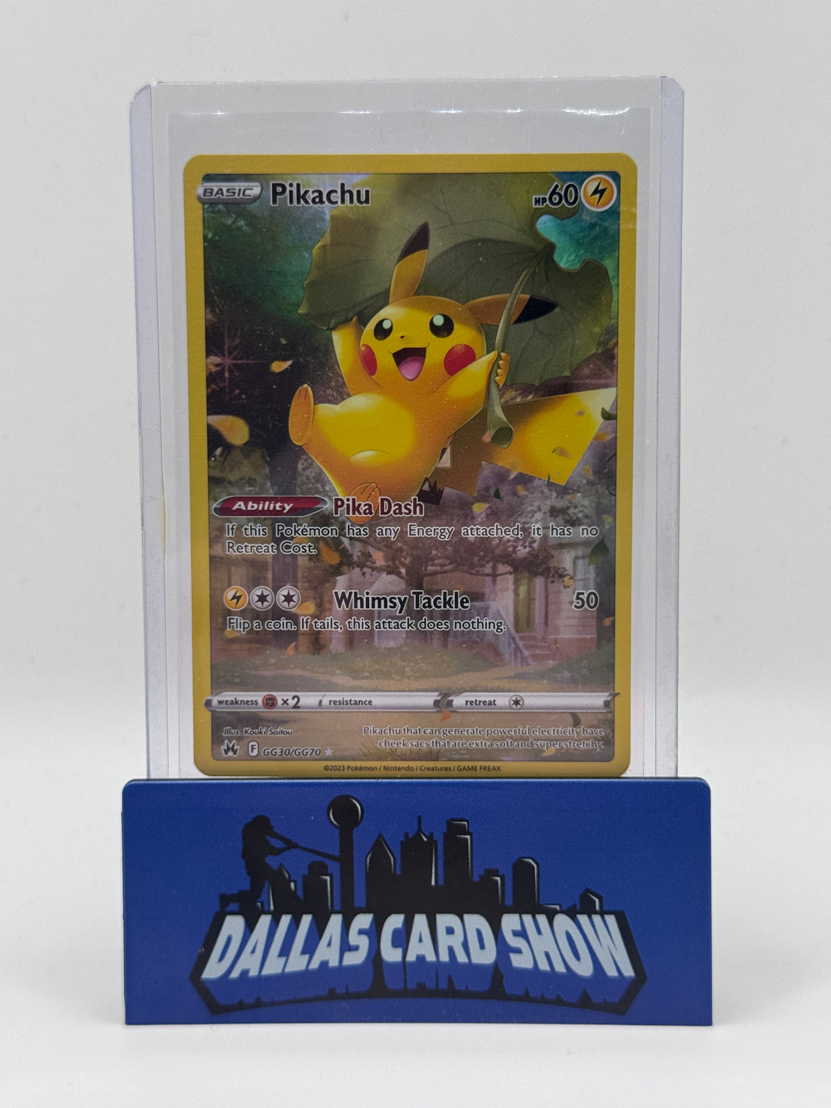2023 Pokemon - Pikachu (Galarian Gallery) - GG30/GG70 Crown Zenith NM