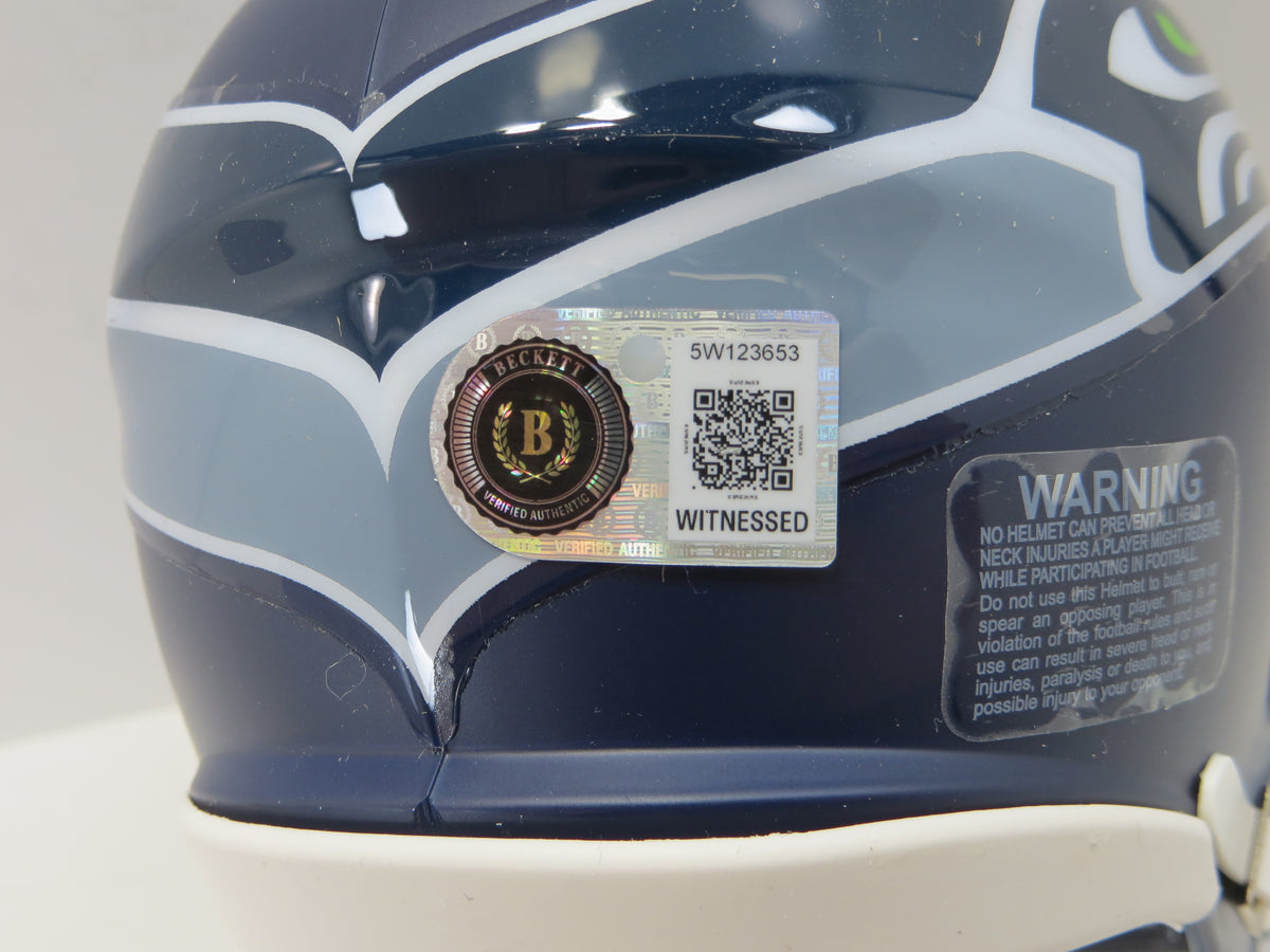 TREVONE BOYKIN SEATTLE SEAHAWKS SIGNED MINI HELMET TCU Horned Frogs BAS
