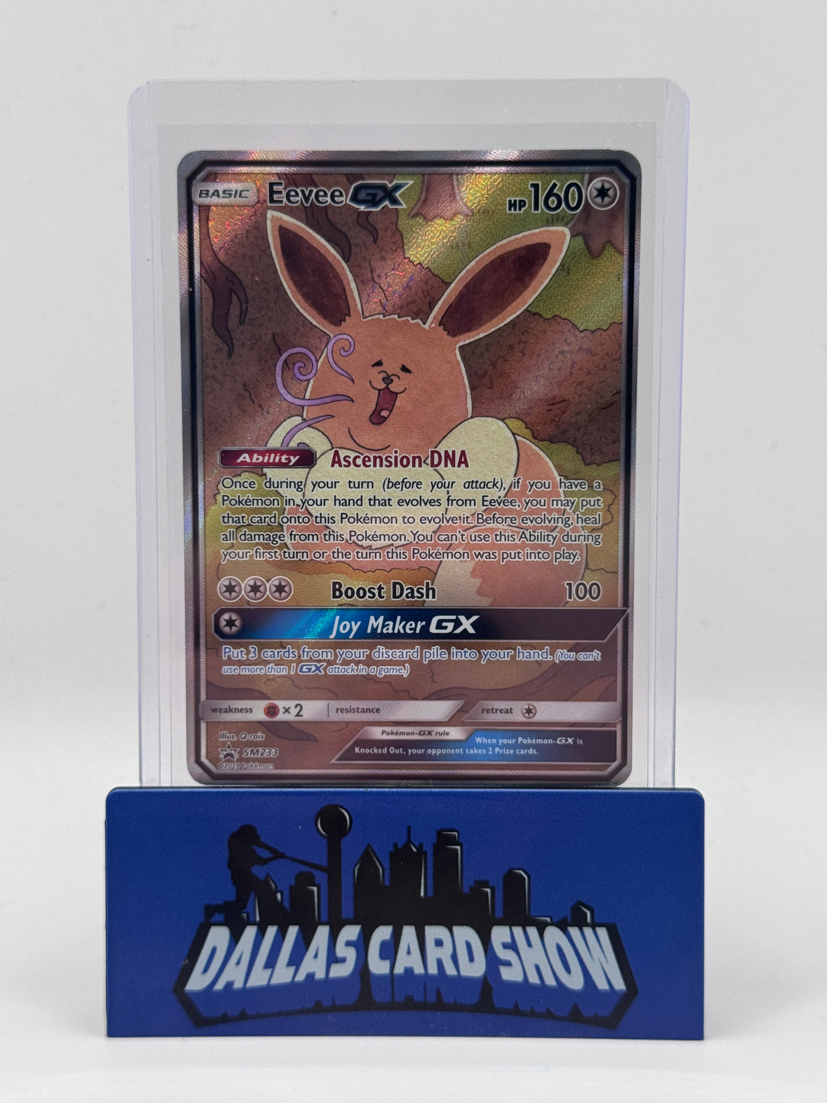 2019 Pokemon - Eevee GX (Promo) - SM233 Black Star Promo LP