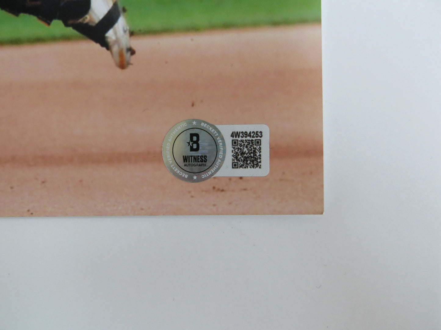 JACE JUNG DETROIT TIGERS SIGNED 8x10 Running the Bases TEXAS TECH BAS