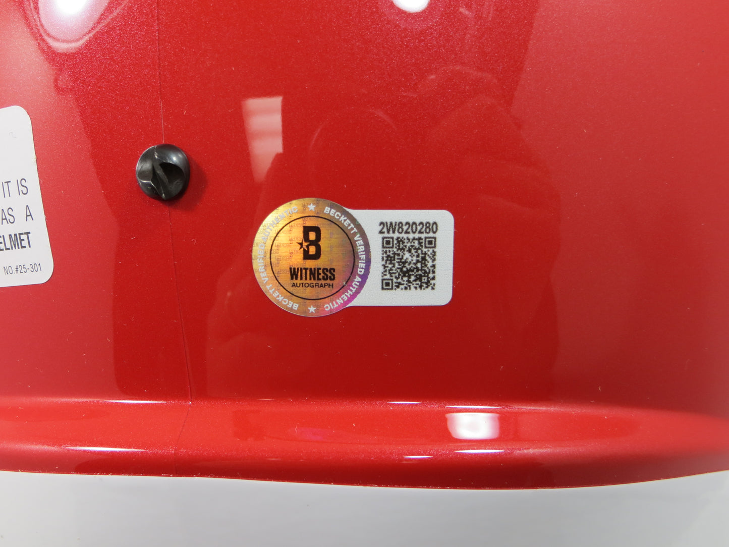 PAT MAHOMES SR. SIGNED Fullsize KANSAS CITY CHIEFS HELMET w/WhosYourDaddy BAS