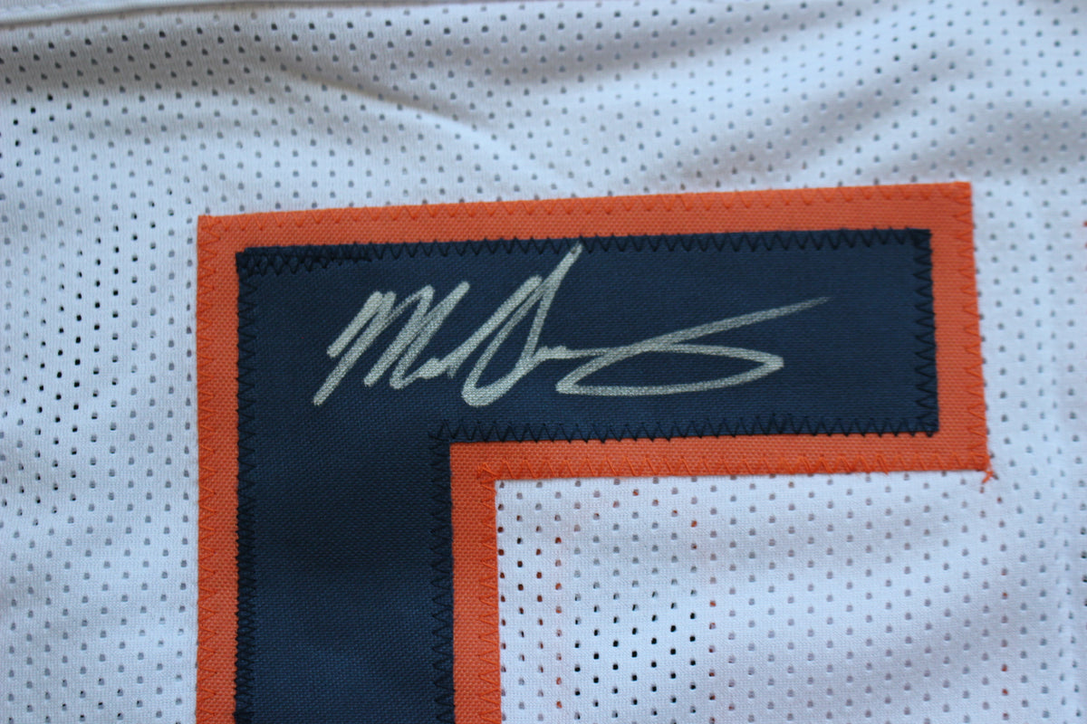 MIKE SINGLETARY CHICAGO BEARS SIGNED WHITE JERSEY Baylor Bears BAS COA