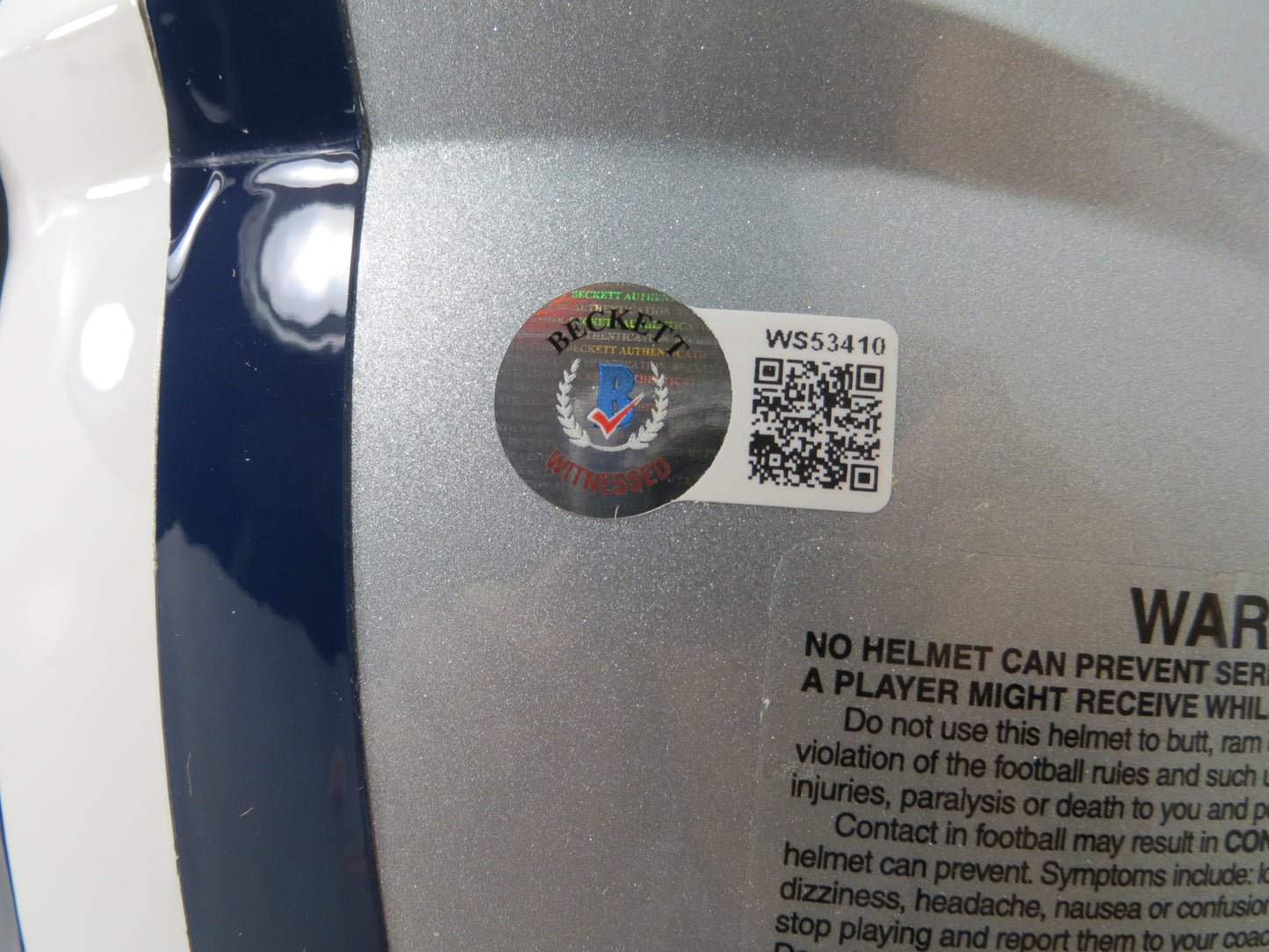 BOB LILLY SIGNED DALLAS COWBOYS RIDDELL FULL SIZE Authentic HELMET w10STATS BAS