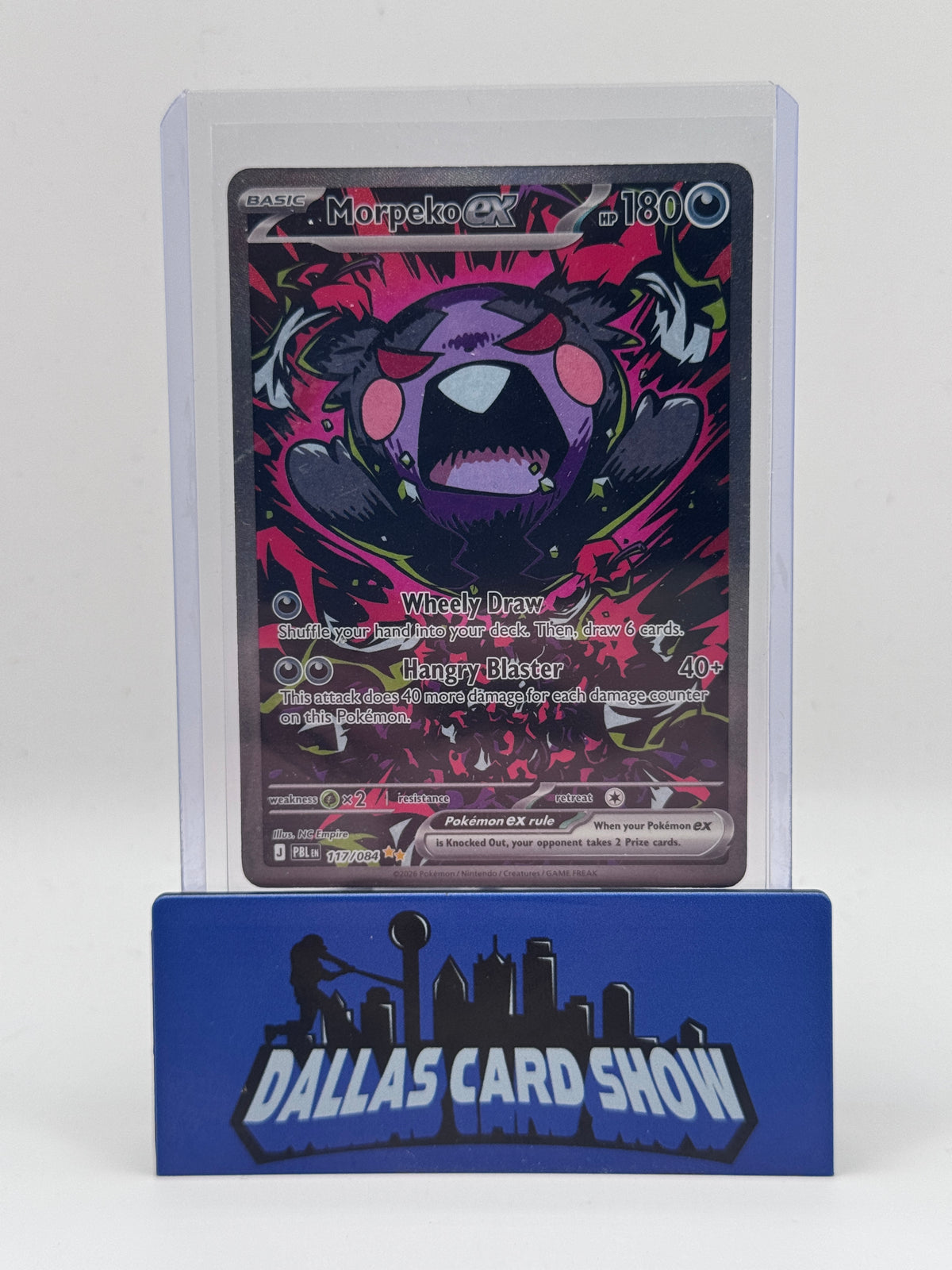 2026 Pokemon - Morpeko ex (SIR) - 117/084 Pitch Black NM