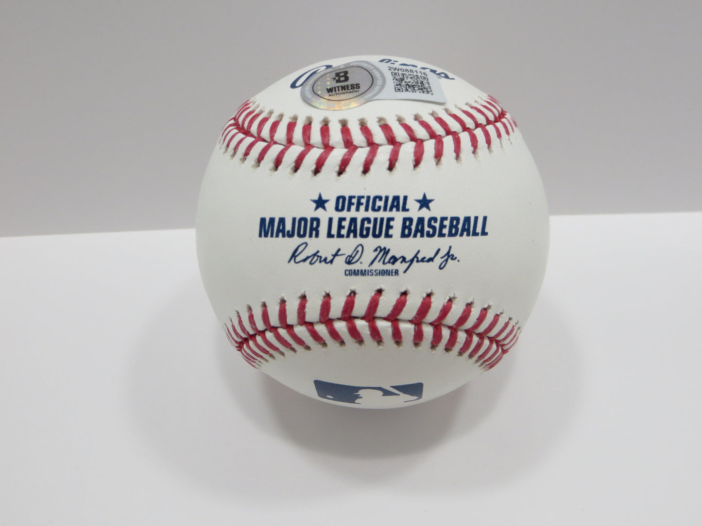 PAT PATRICK MAHOMES SR SIGNED OML BASEBALL Twins w/MVPMAKER THE REAL BAS