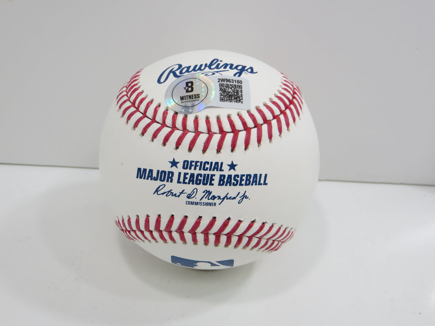 SEBASTIAN WALCOTT TEXAS RANGERS SIGNED RAWLINGS OML BASEBALL BAS COA